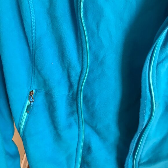 MARMOT POLARTEC FLEECE WOMEN JACKET SZ S/P AQUA MARINE COLOR - Picture 4 of 6
